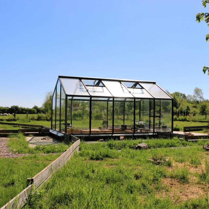 Das Schildkrötenhaus im Land der Tiere, dem veganen Lebenshof zwischen Hamburg, Lüneburg und Berlin