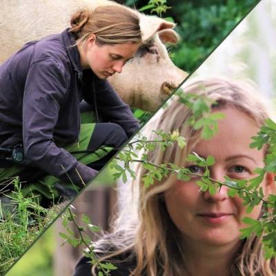 Bundesfreiwillige Corinna & Tanja im Land der Tiere, dem veganen Tierschutzzentrum zwischen Hamburg, Berlin und Lüneburg