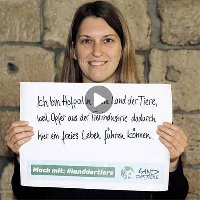 "Ich bin Patin, weil Tiere leben wollen": Mitmachen!
