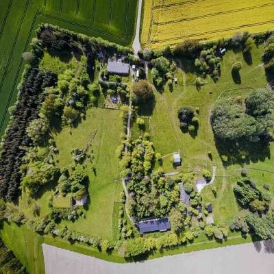 Das Land der Tiere von oben