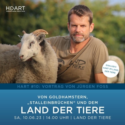 HART - Hamburg Animal Rights Talks: Sa, 10. Juni 2023 - 14:00 im Land der Tiere